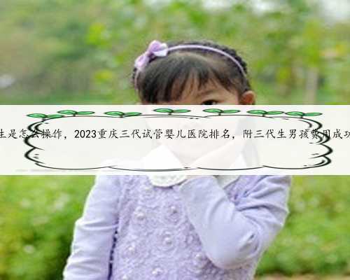 重庆代生是怎么操作，2023重庆三代试管婴儿医院排名，附三代生男孩费用成功